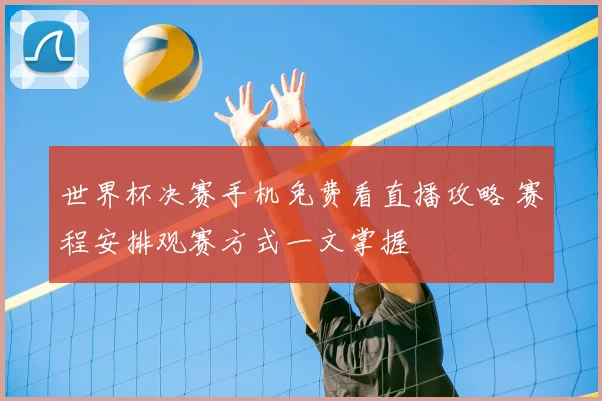 世界杯决赛手机免费看直播攻略 赛程安排观赛方式一文掌握